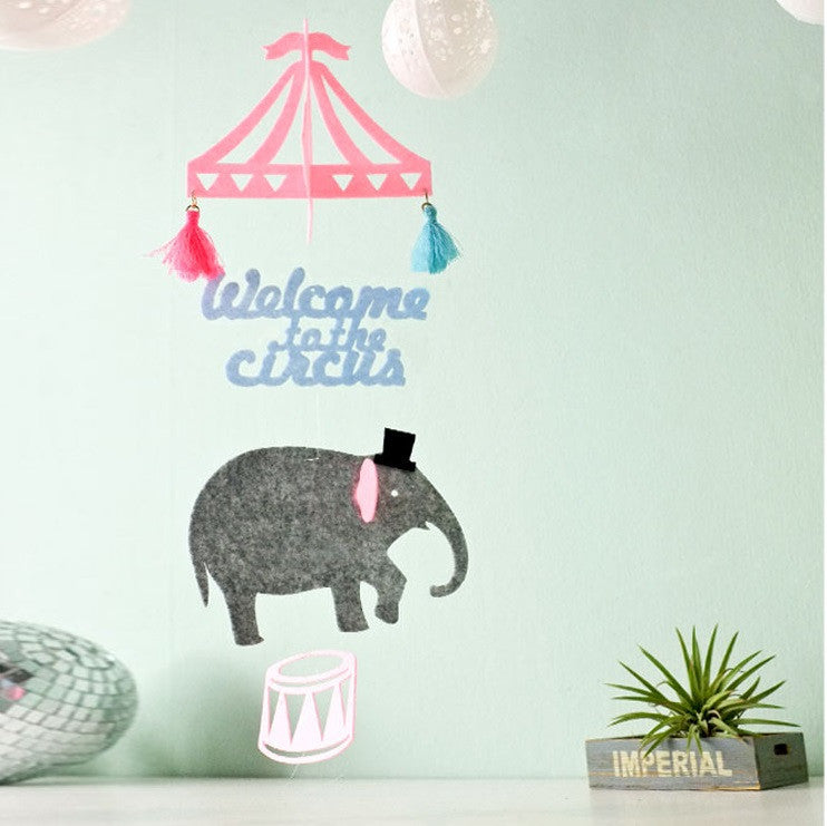 DIY Mobile Ornament Set Welcome to Circus A702D