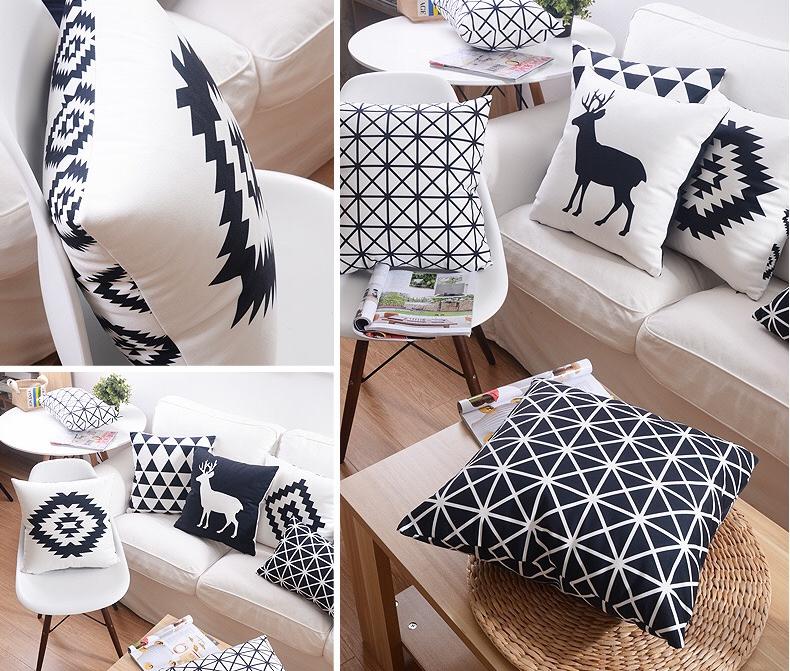 Flannel Double Sided Printed Cushion Covers FA654A