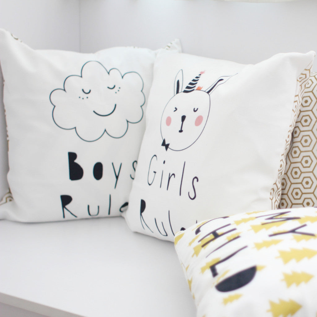 Flannel Double Sided Printed Singlish Cushion Covers PPD654