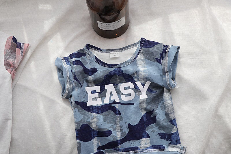 1-6Y Kids Camouflage Shirt A10462E