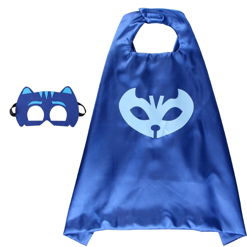 Children Super Hero Cape and Mask Costume Cosplay Set K6021I