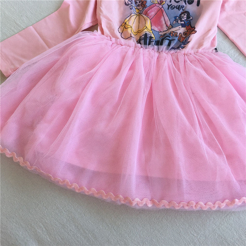 3-8Y Girls Princesses Tulle Dress G20131G