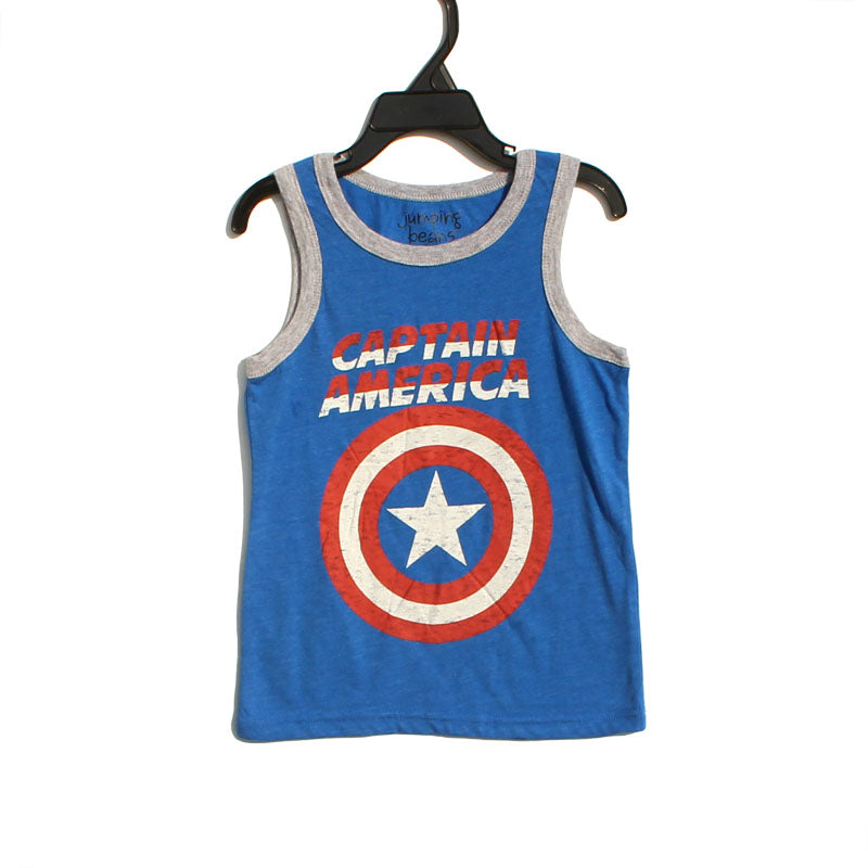 Captain America Superhero Sleeveless Shirt A10433C