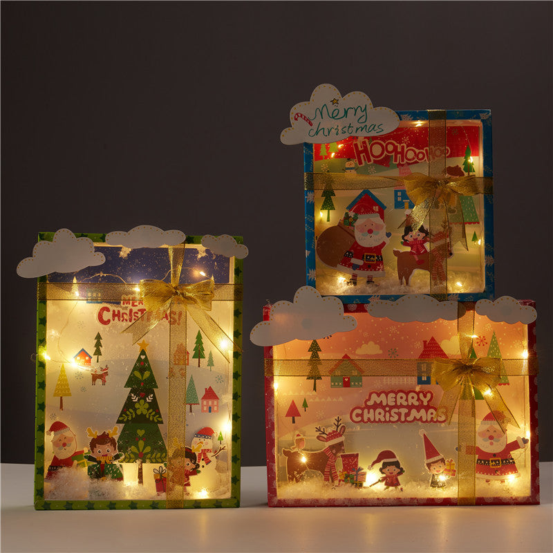 Christmas 3D Frame with LED lights DIY Set XM1042A/ XM1042B/ XM1042C