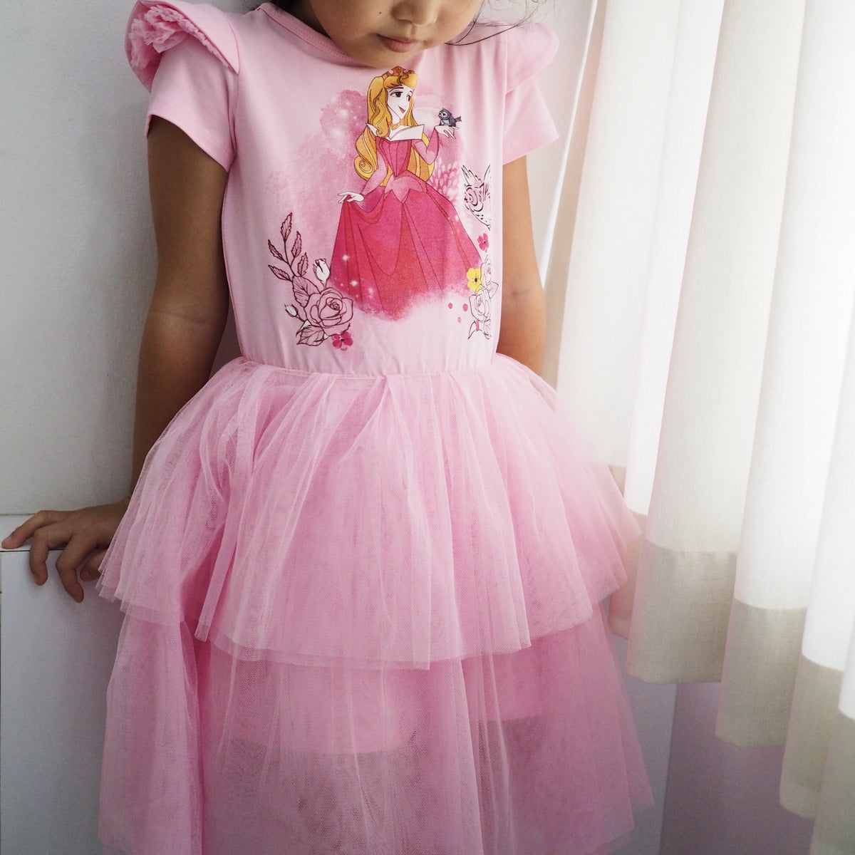 2-8Y Girls Sleeping Beauty Tulle Dress G20133D
