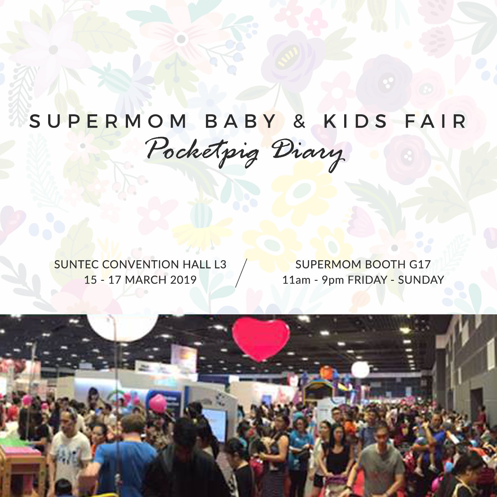 Pocketpig Diary x Supermom 2019 March Baby Fair