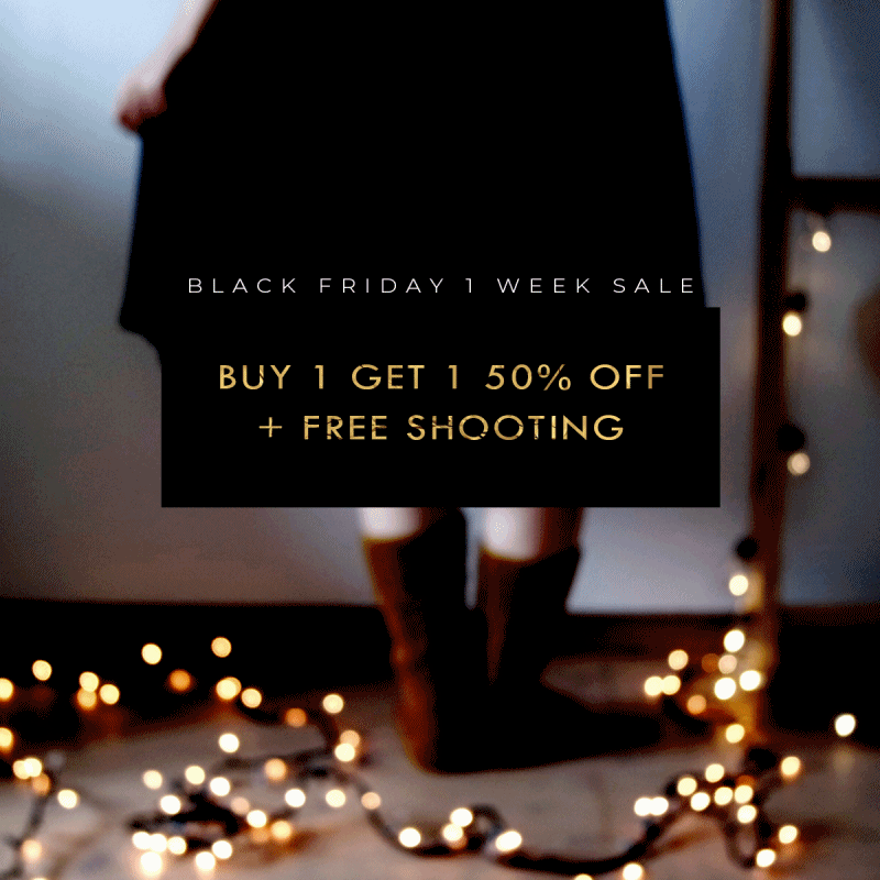 Black Friday Special - Buy 1 Get 1 50% Off + Complimentary Shooting Voucher