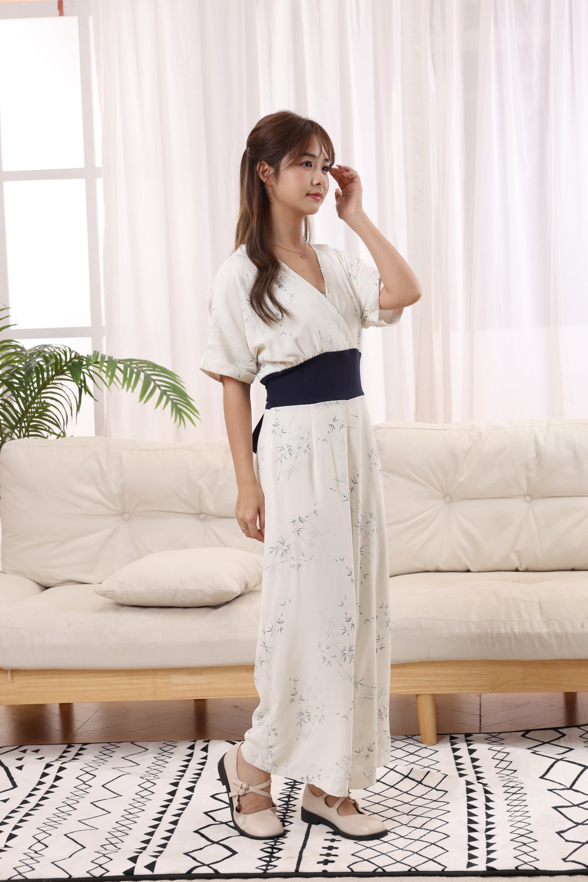 Bamboo Ladies Kimono Jumpsuit