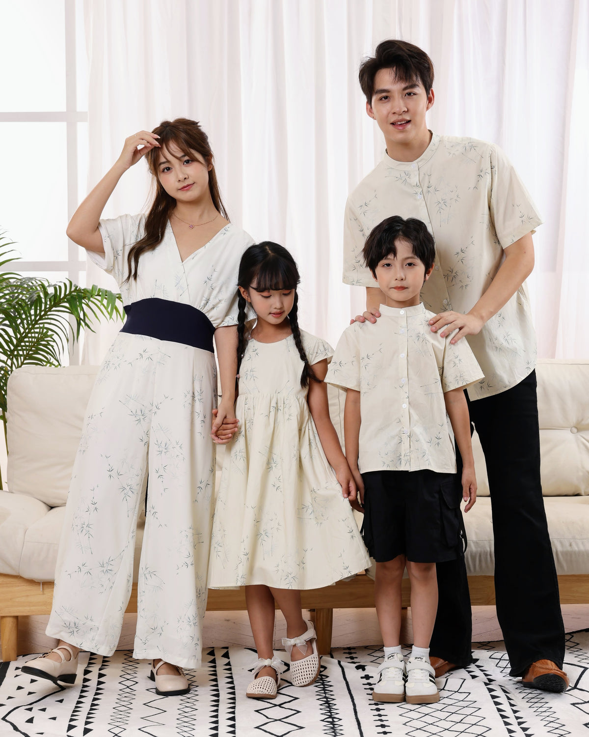 Bamboo	Girls Cheongsam Maxi Dress