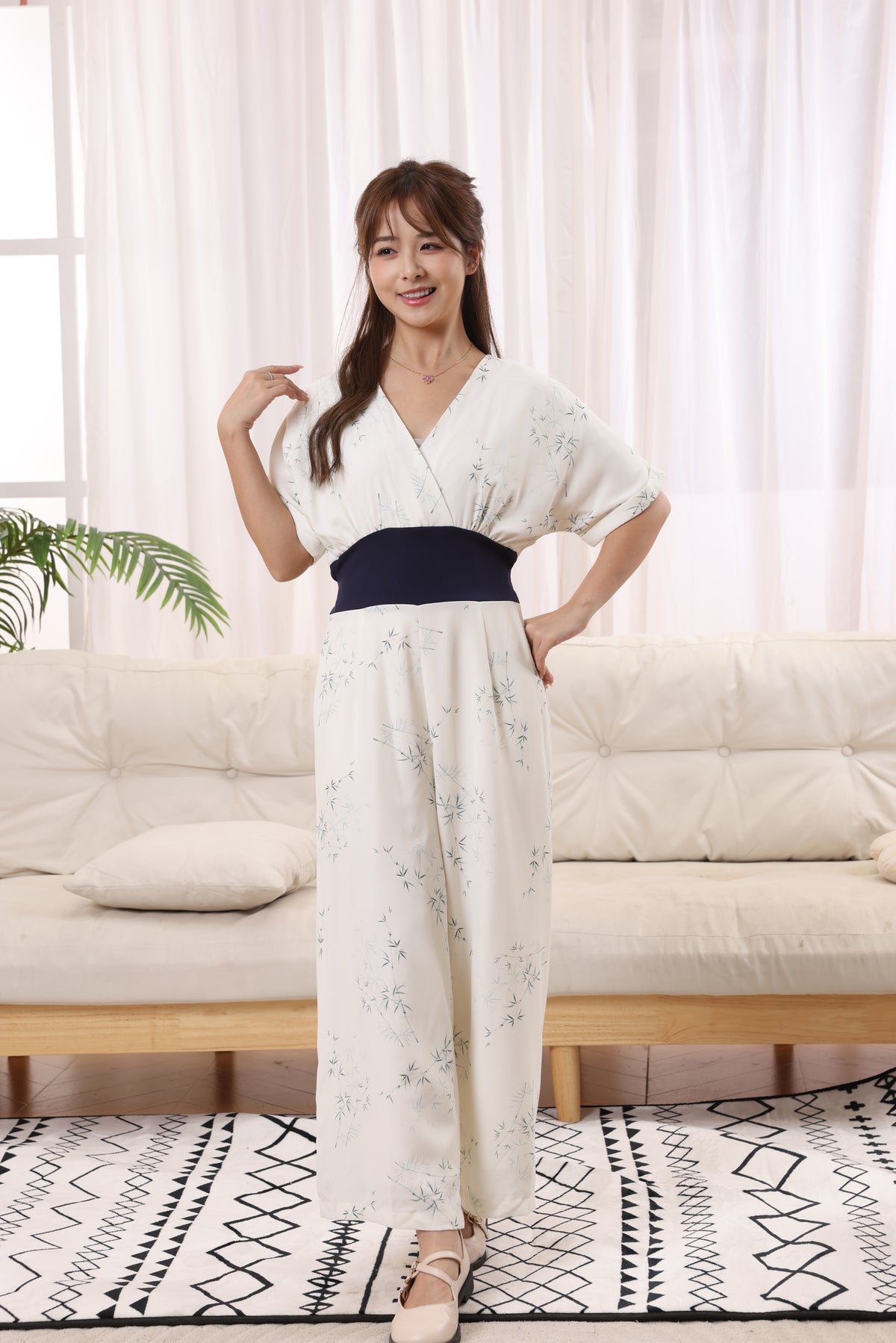 Bamboo Ladies Kimono Jumpsuit