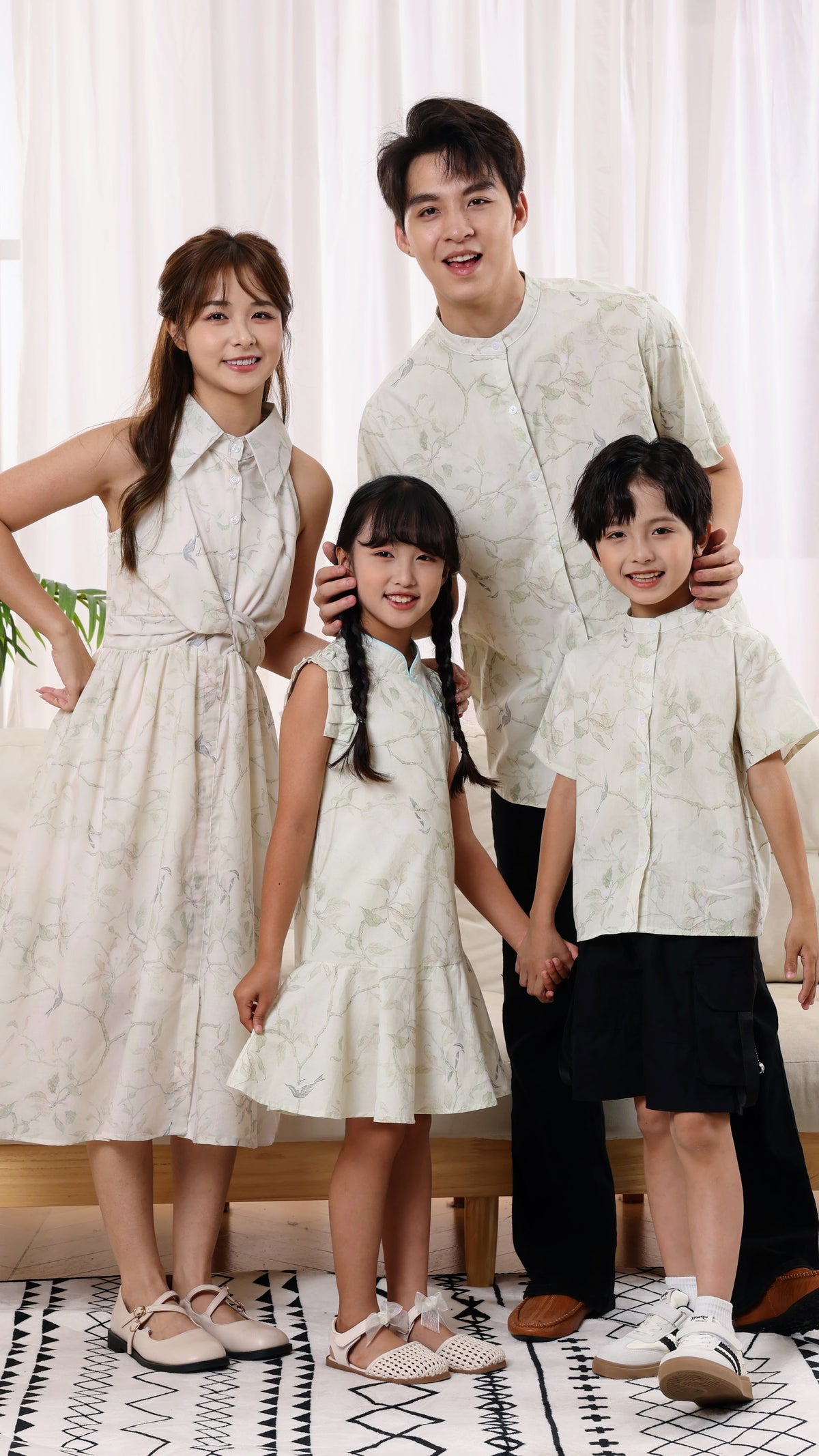 Dove Boys Mandarin Collar Shirt