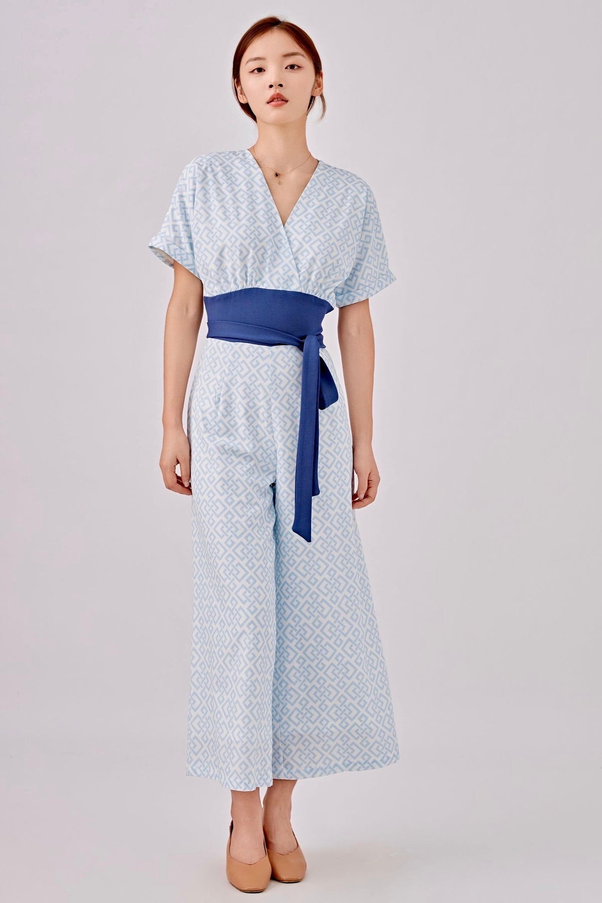 Oriental Window Ladies Kimono Jumpsuit