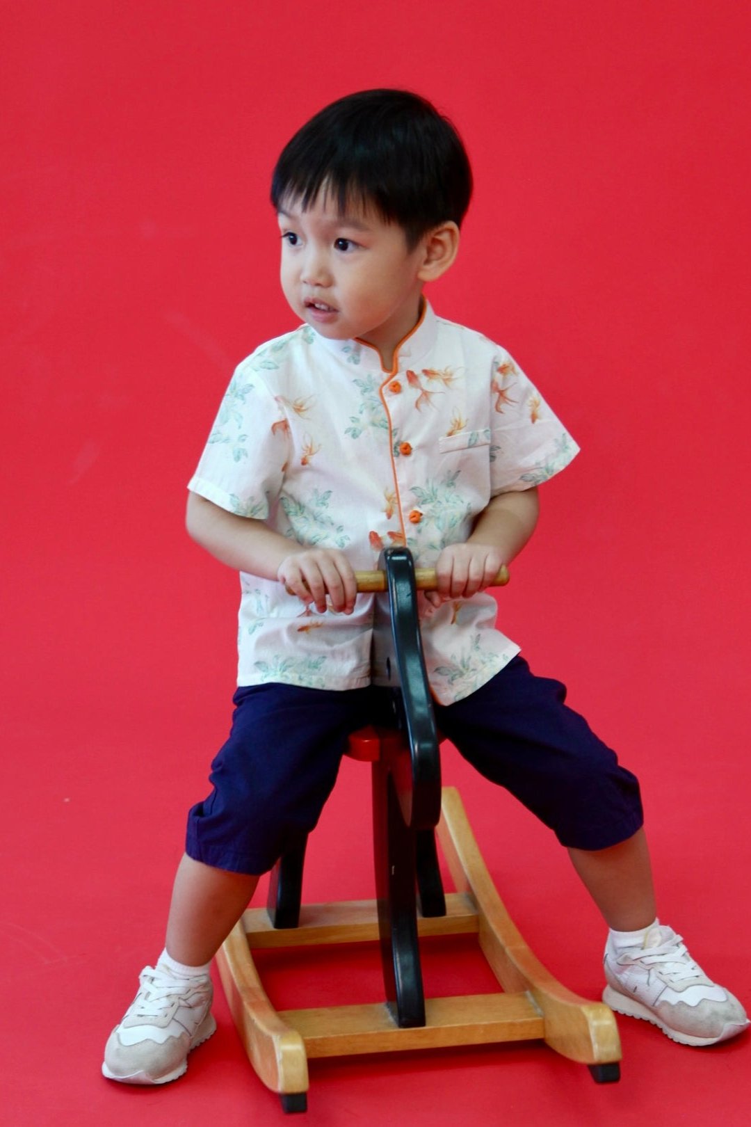 Goldfish Boys Mandarin Collar Shirt