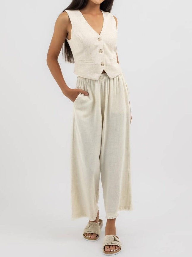 Cotton Vest Waistsuit