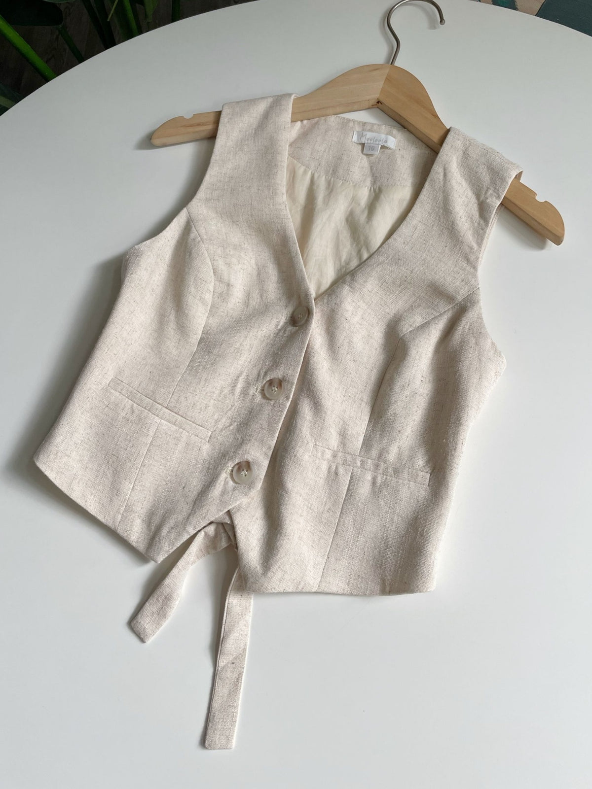 Cotton Vest Waistsuit