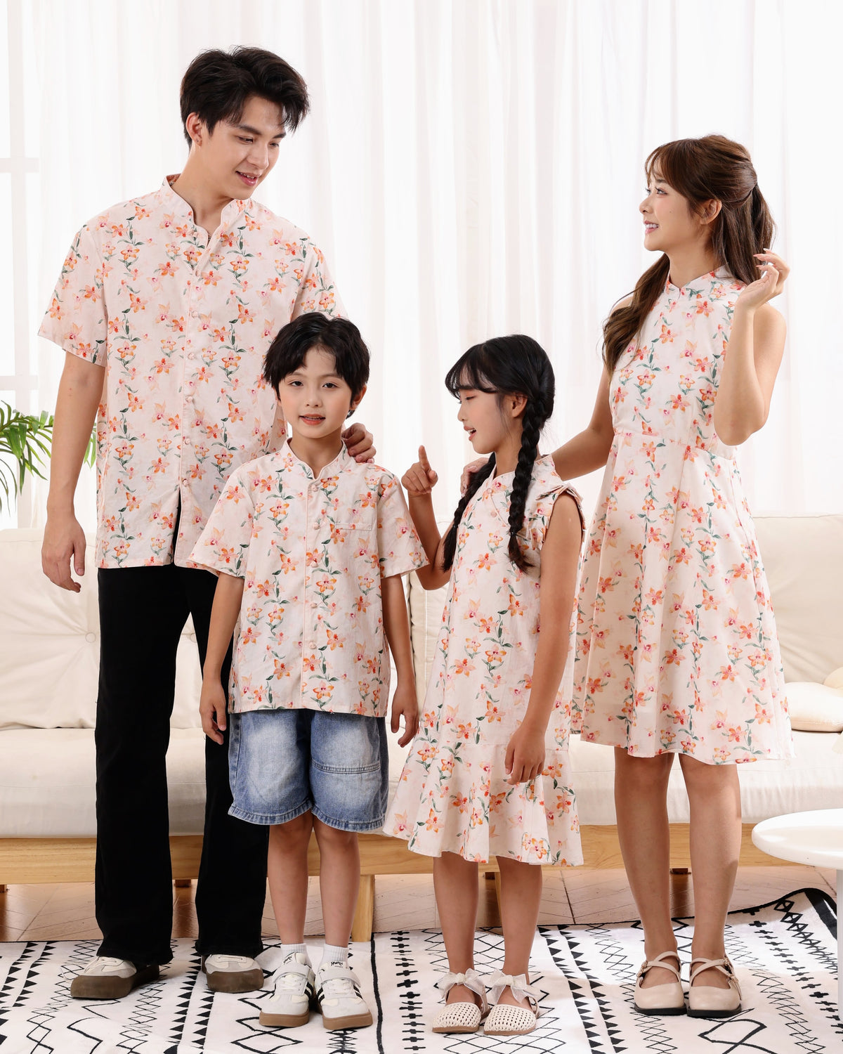 Orchid Men Mandarin Collar Shirt