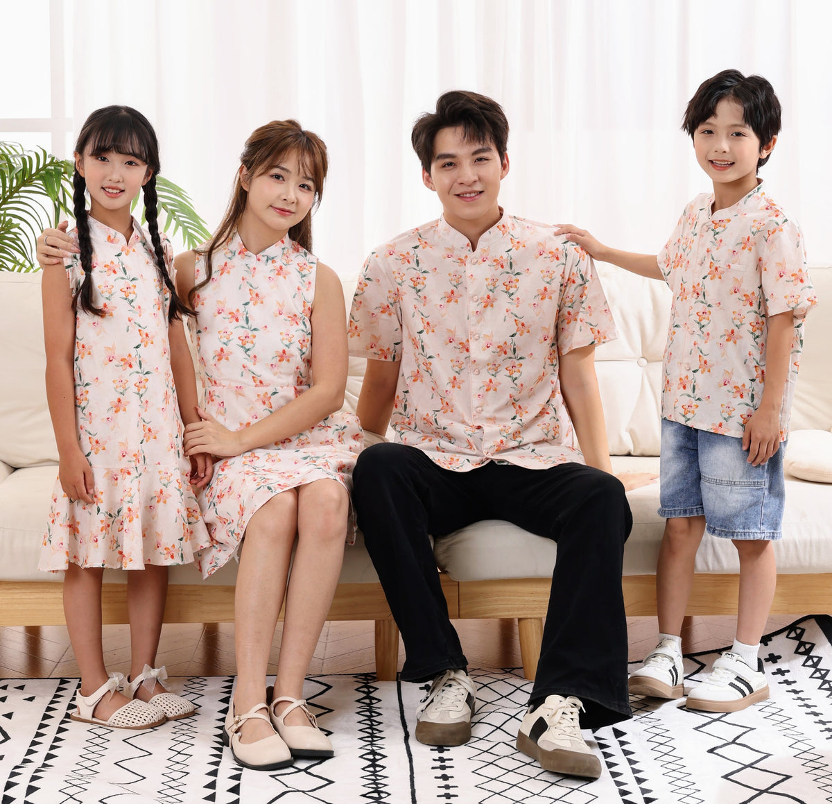 Orchid Men Mandarin Collar Shirt