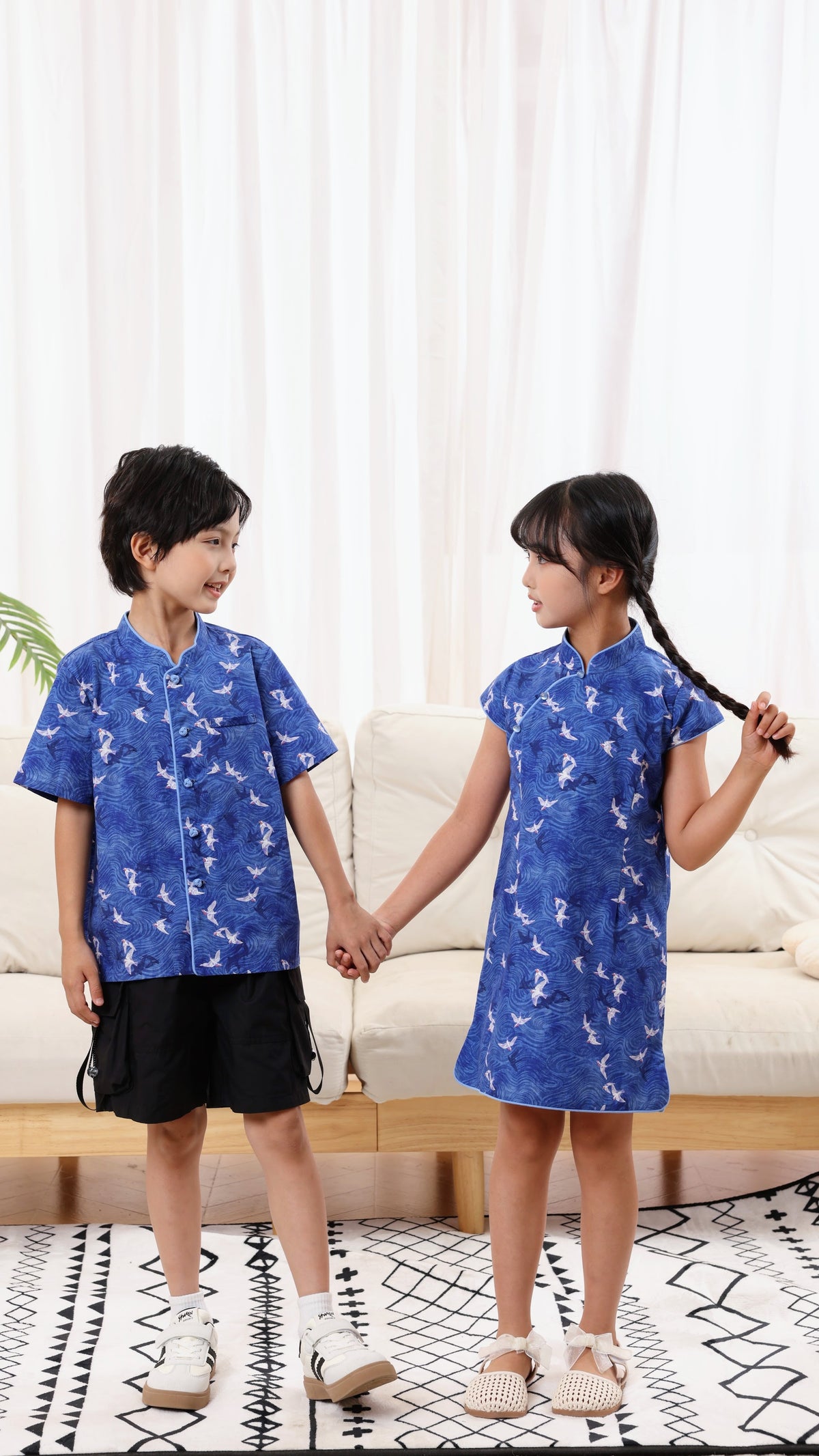 Swallow Boys Mandarin Collar Shirt