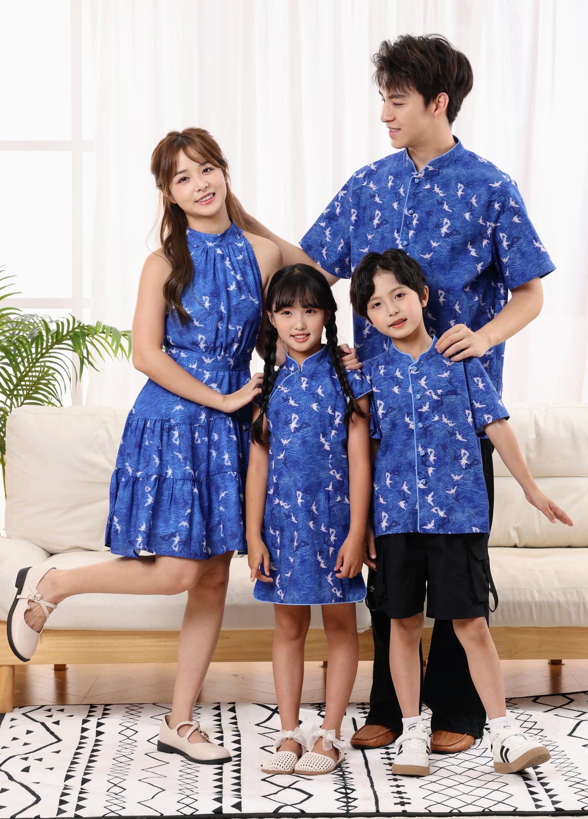 Swallow Men Mandarin Collar Shirt