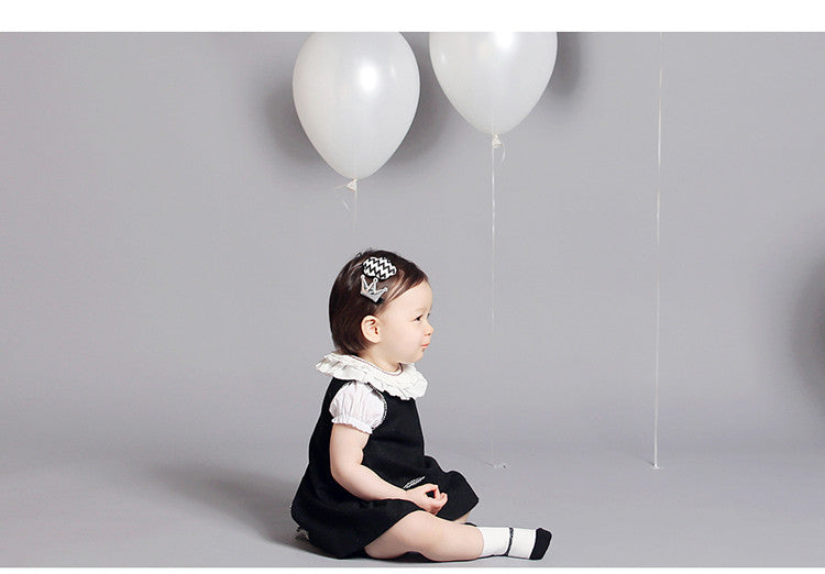 100% Handmade Kids Crown and Cloud Hairclips Set A323G81D