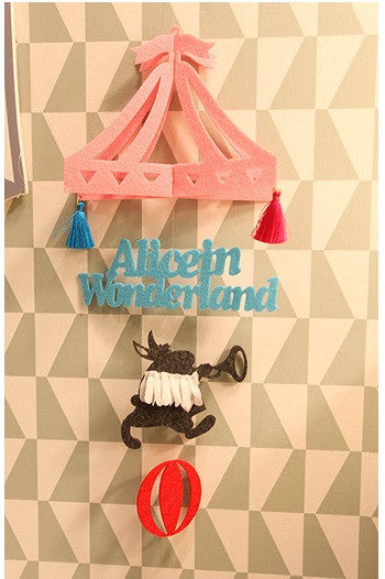 DIY Mobile Ornament Set Alice in Wonderland A702I