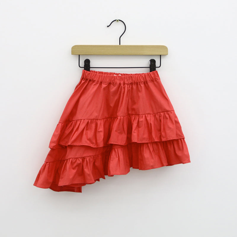 2-7Y Girls Red Layers Skirt A2046H