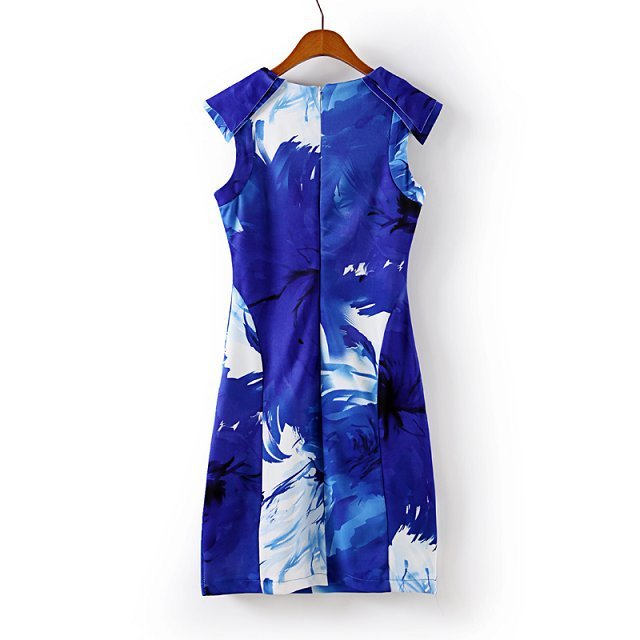 Women Blue Dress W3001A14