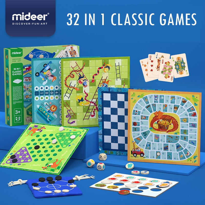 Mideer 32 IN 1 Classic Games MD2012E