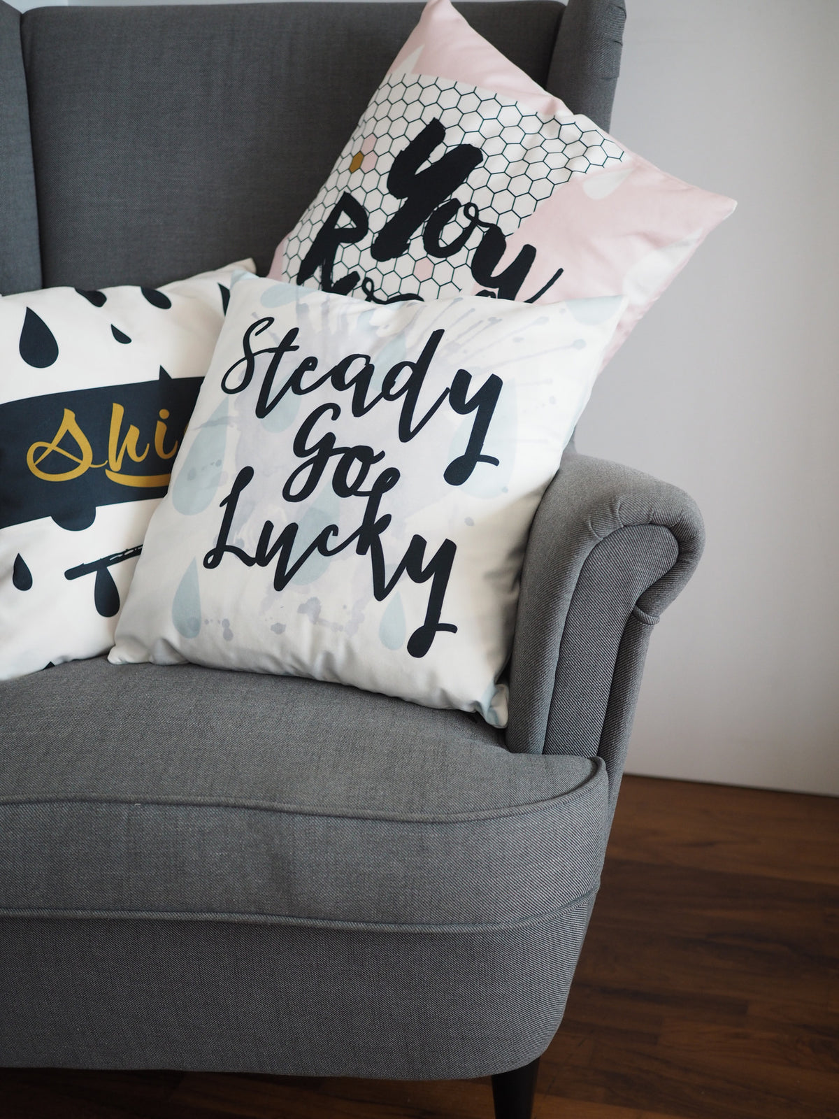 Flannel Double Sided Printed Singlish Cushion Covers PPD665C