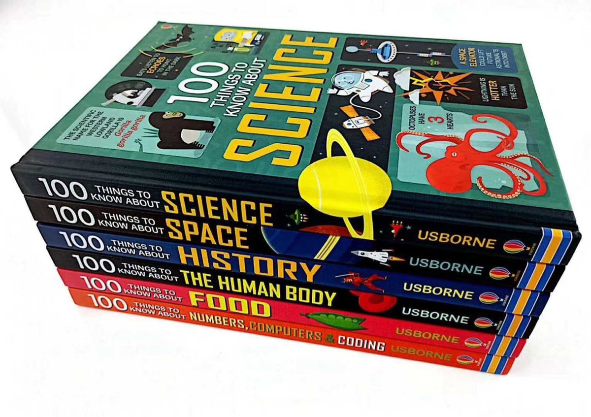 Usborne 100 things to know about Set of 6 Books BK2013A