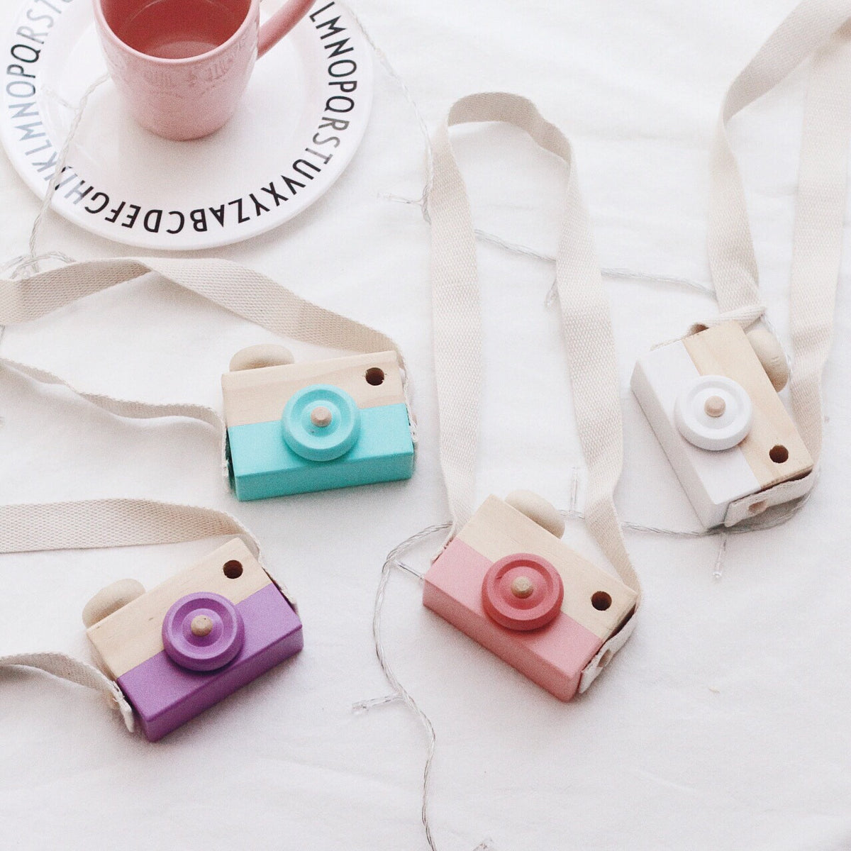 Natural Wooden Camera Toys 4 colours available K309