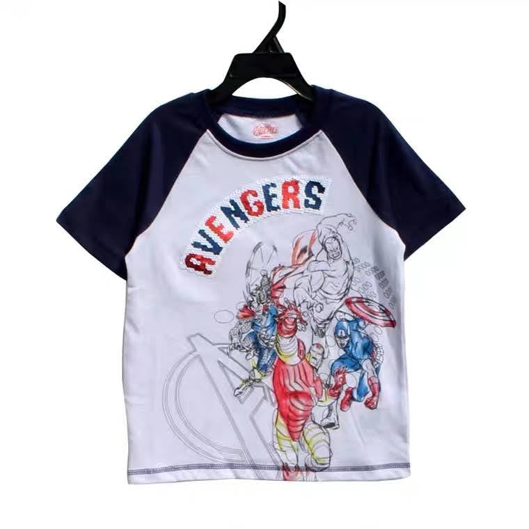 7-18Y Avengers Superhero T-shirt A10431J
