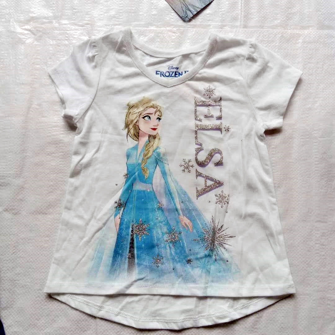 Girls Short-Sleeves Front and Back Shirt A20216I