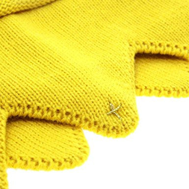 Baby/ Toddler Yellow Cotton Knitted Crown A323C1A