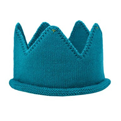 Baby/ Toddler Green Cotton Knitted Crown A323C1B