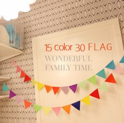 Party Flag Bunting Garland Set Colourful Garland A7042H / A7042I
