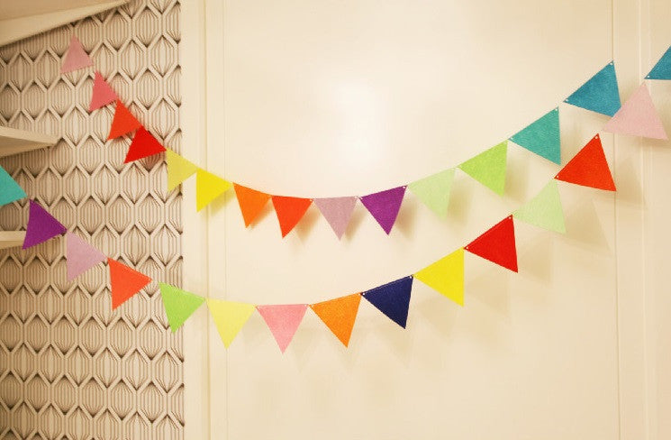 Party Flag Bunting Garland Set Colourful Garland A7042H / A7042I