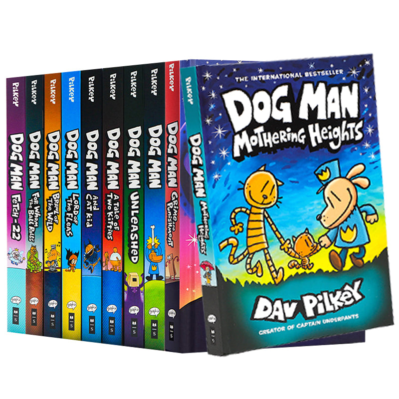 Dog Man Books Series 1-10 (10 Books) BK2002A