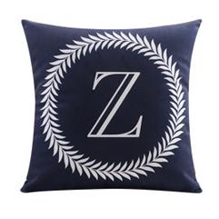 Flannel Double Sided Printed Alphabet Cushion Covers FA653K