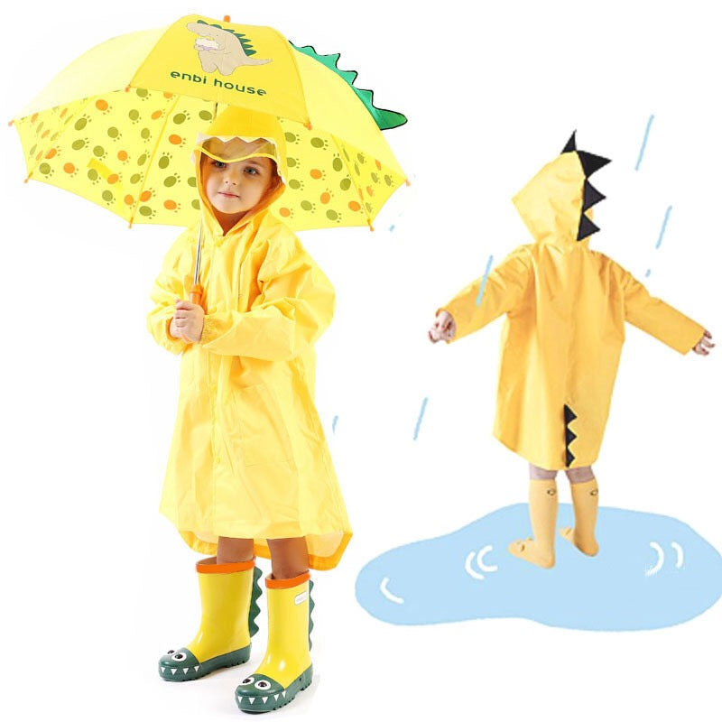 Enbihouse Kids Dinosaur Raincoat RC1001A