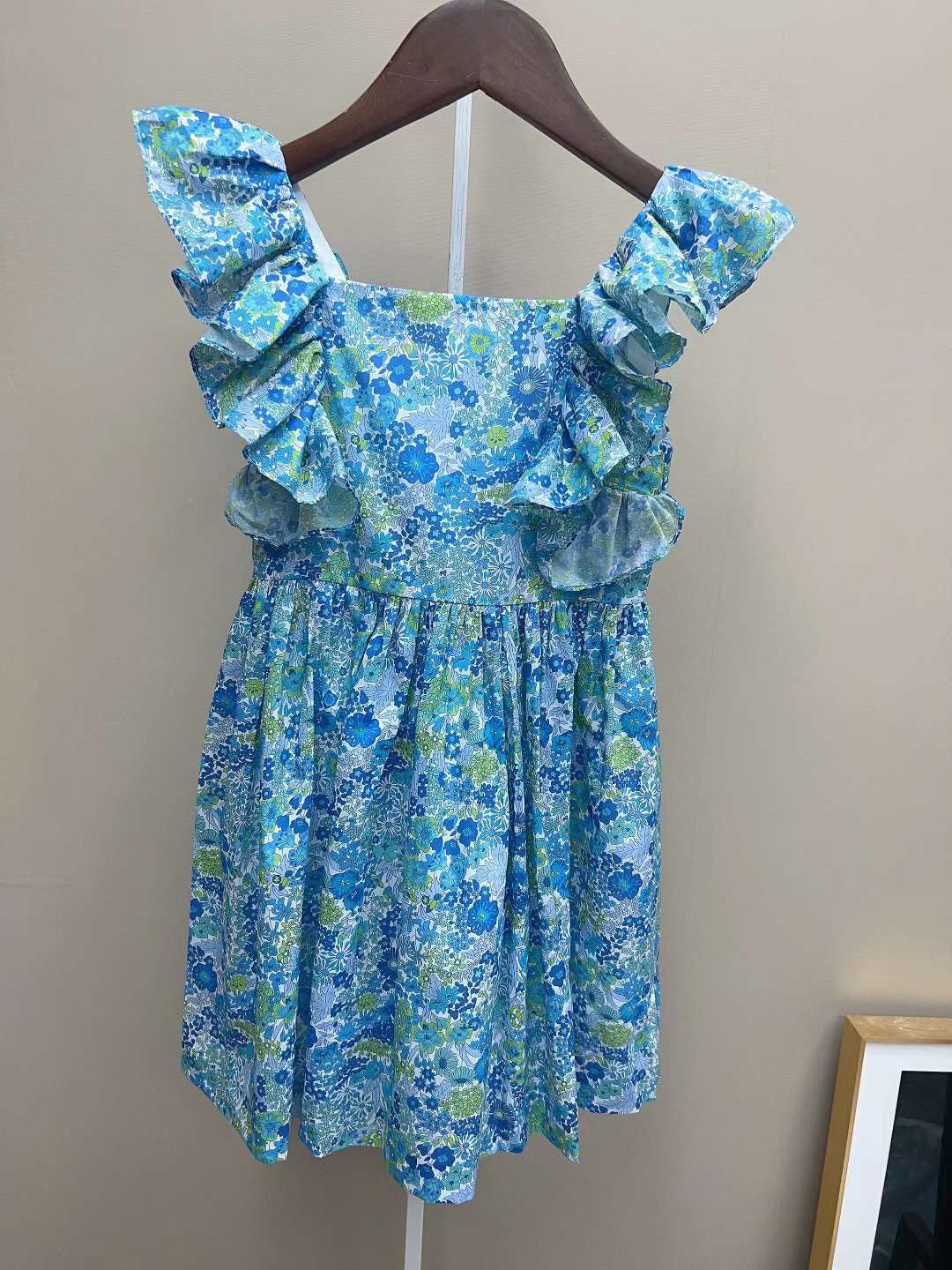 Girls Liberty 80s Cotton Floral Dress