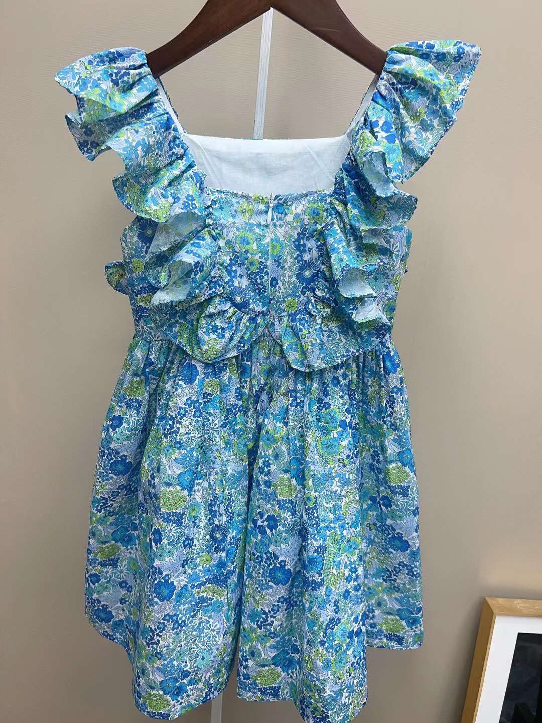 Girls Liberty 80s Cotton Floral Dress