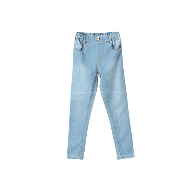3-15Y Girls Light Blue Denim Jeans A2045D