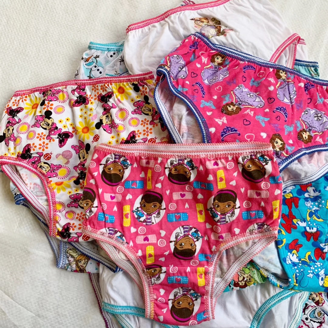 L.O.L Surprise! Girls Underwear, 7 Pack Brief Panties Sizes 4