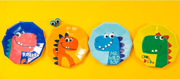 Dinosaur Party Plates Package of 8pcs/pack A70311B