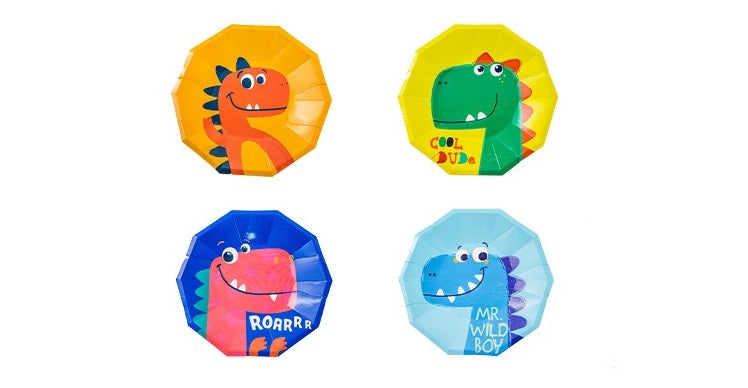 Dinosaur Party Plates Package of 8pcs/pack A70311B