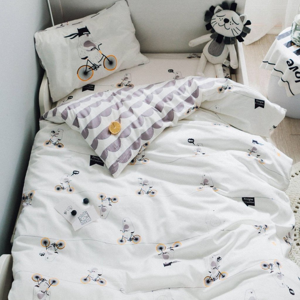 3pcs Bedding Set Baby Crib Kids Bed A60451C Pocketpig Diary