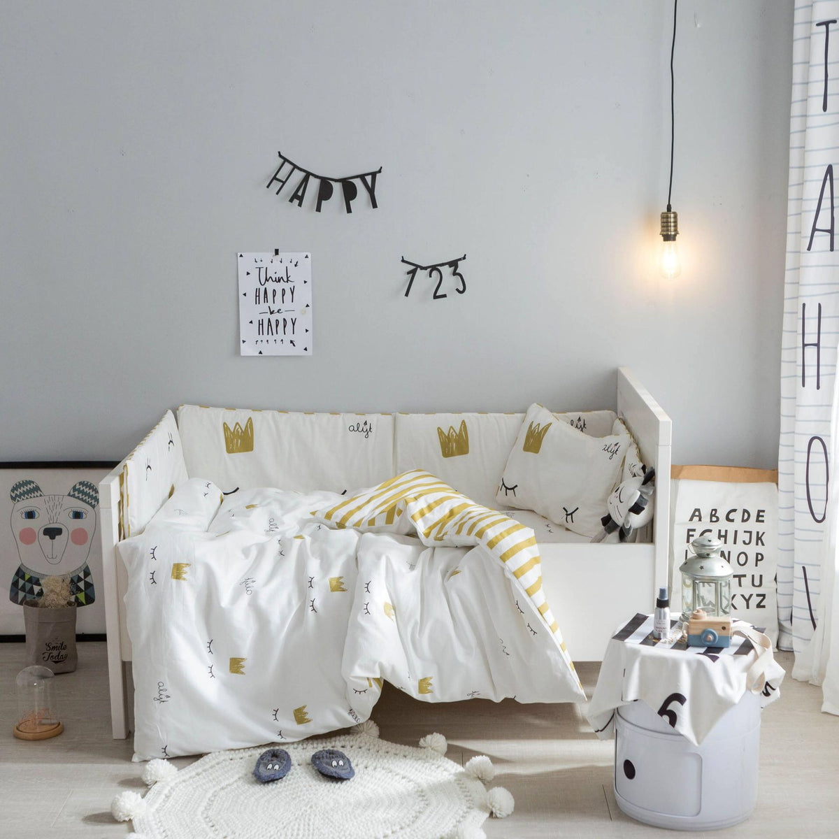 3pcs Bedding Set Baby Crib / Kids Bed A60451E