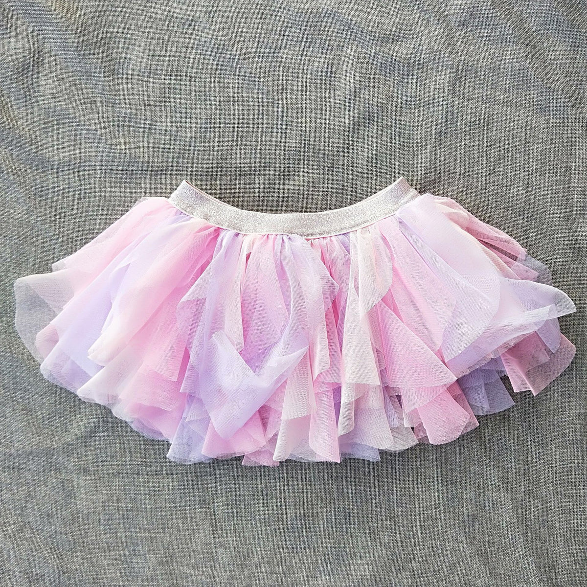 2-8Y Girls Pink Purple Rainbow Skirt A20412B
