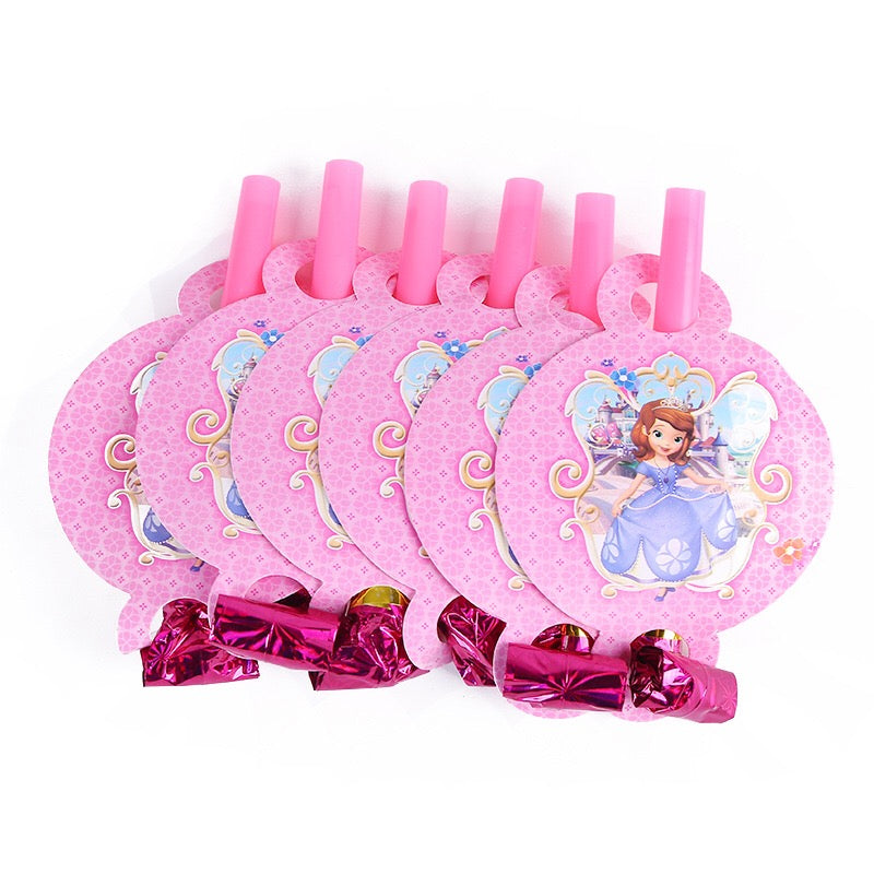 Sofia The First Party Blowouts of 6pcs/set P215A